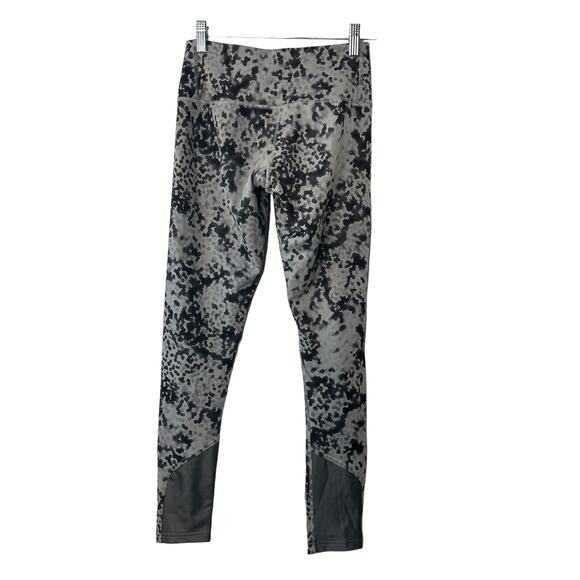 Adidas TechFit Medium Compression Climalite Gray & Black Print Leggings XS 4-6 - Picture 4 of 8